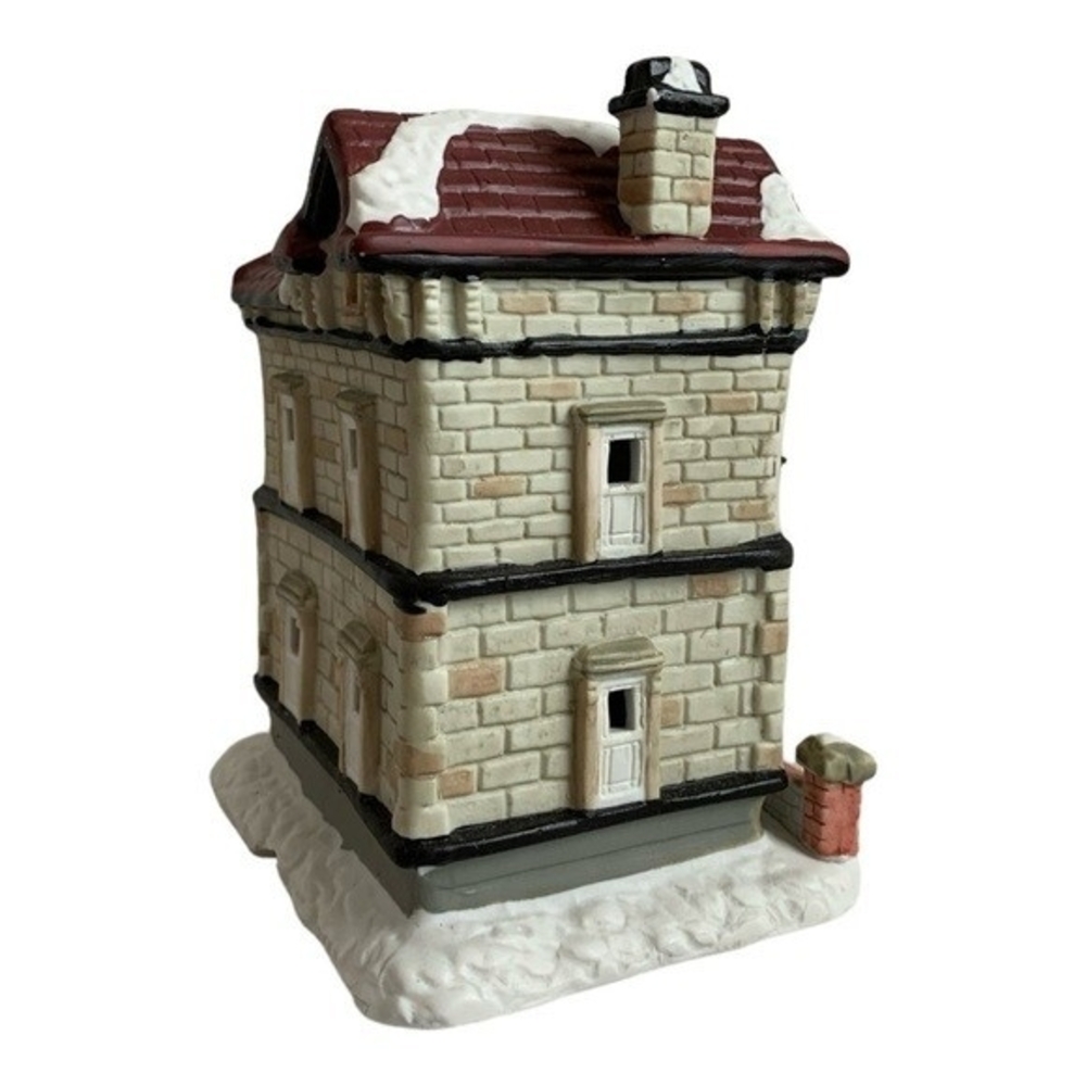 Vintage 1992 Christmas Santa Village House Porcelain Hand Painted Collectors - Picture 6 of 8